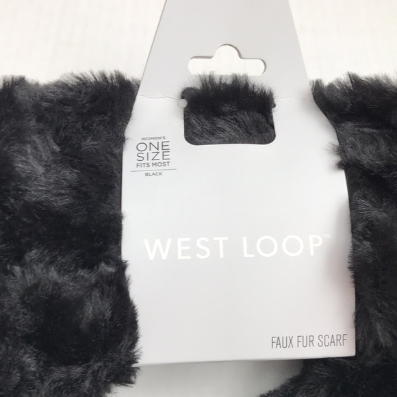 WEST LOOP FAUX FUR INFINITY SCARF - Picture 4 of 6